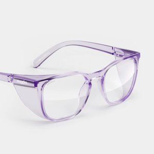 Stoggles Square Safety Glasses (Small, Lilac)